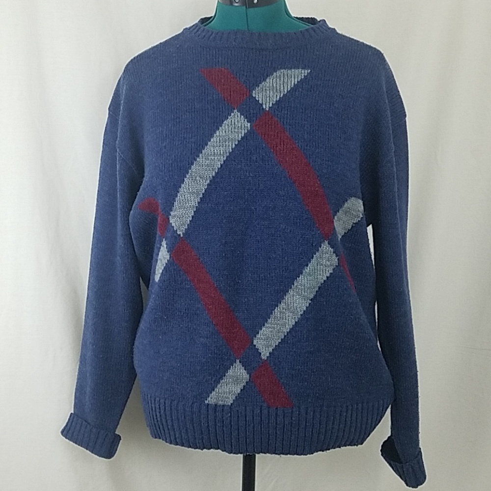 Crewneck Pullover Sweater Vtg Mervyn's